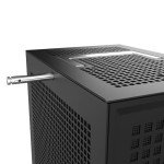 HYTE Revolt 3 Small Form Factor Premium ITX Computer Gaming Case Only, Metal, Black
