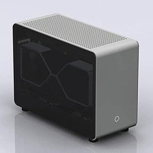 GEEEK Mini SFX ITX Aluminium Alloy G1-SE M8 M5 C2 C4 A4 Computer Case (Acrylic Side Plate Silver)