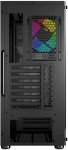 MSI MAG VAMPIRIC 010 Mid Tower Gaming Computer Case 'Black, 1x 120mm Argb Fan, Mystic Light Sync, Tempered Glass Panel, ATX, mATX, Mini-ITX'