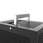HYTE Revolt 3 Small Form Factor Premium ITX Computer Gaming Case Only, Metal, Black