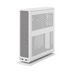 Fractal Design Ridge White - PCIe 4.0 Riser Card Included - 2X 140mm PWM Aspect Fans Included - Type C USB - m-ITX PC Gaming Case