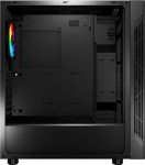 MSI MAG VAMPIRIC 010 Mid Tower Gaming Computer Case 'Black, 1x 120mm Argb Fan, Mystic Light Sync, Tempered Glass Panel, ATX, mATX, Mini-ITX'