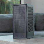 HYTE Revolt 3 Small Form Factor Premium ITX Computer Gaming Case Only, Metal, Black