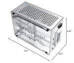KABIOU ZZAW B1 ITX Computer Case for Desktop PC Mini Micro Slim Portable 2021 Mid Tower Small Smart Aluminum Alloy Chassis Support Long Graphics Card SFX Power Supply for Gaming and Home Use
