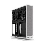 Fractal Design Ridge White - PCIe 4.0 Riser Card Included - 2X 140mm PWM Aspect Fans Included - Type C USB - m-ITX PC Gaming Case