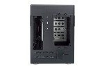 Computer Case Mini Tower Mini ITX/Mini DTX Black Aluminum by Integer Computers Model B-18