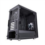 Fractal Design Define Mini C - Mini Tower Computer Case - mATX - Optimized for High Airflow and - 2X Fractal Design Dynamic X2 GP-12 120mm Silent Fans Included - PSU Shroud - Tempered Glass - Black