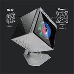 Azza Cube Mini 805 Innovative Mini-ITX Computer CASE, Model Number: CSAZ-805 Cube Mini