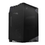 Silverstone SST-LD03B Lucid Mini Tower Mini-ITX Computer Case, Silent High Airflow Performance, 3X Tinted Tempered Glass