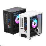 YXHGeeek Geeek Mini ITX Computer Case,M21 M31 ITX Computer Case,120 Water Cooled Computer Case,Small 1U Power Supply Computer Case (m31, Black)