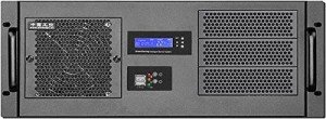 PLINKUSA RACKBUY 4U(Fan LCD)(3x5.25+8x3.5 HDD+2.5" HDD Bay)(14.96" Deep)(ATX/Micro-ATX/Mini ITX) Rackmount Chassis(Take Mini Redundant PSU)(NO Power Supply,No Rail,No System and Case Only) IPC-G4380S