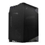 Silverstone SST-LD03B Lucid Mini Tower Mini-ITX Computer Case, Silent High Airflow Performance, 3X Tinted Tempered Glass