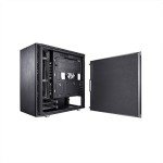 Fractal Design Define Mini C - Mini Tower Computer Case - mATX - Optimized for High Airflow and - 2X Fractal Design Dynamic X2 GP-12 120mm Silent Fans Included - PSU Shroud - Tempered Glass - Black