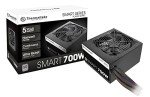 Thermaltake S100 Tempered Glass Snow Edition Micro-ATX Mini-Tower Computer Case & Smart 700W 80+ White Certified PSU, Continuous Power with 120mm Ultra Quiet Fan