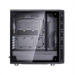 Fractal Design Define Mini C - Mini Tower Computer Case - mATX - Optimized for High Airflow and - 2X Fractal Design Dynamic X2 GP-12 120mm Silent Fans Included - PSU Shroud - Tempered Glass - Black