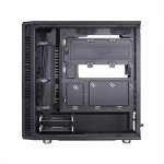 Fractal Design Define Mini C - Mini Tower Computer Case - mATX - Optimized for High Airflow and - 2X Fractal Design Dynamic X2 GP-12 120mm Silent Fans Included - PSU Shroud - Tempered Glass - Black