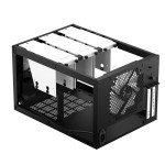 Fractal Design Node 304 - Black - Mini Cube Compact Computer Case - Small Form Factor - Mini ITX – mITX - High Airflow - Modular Interior - 3X Fractal Design Silent R2 120mm Fans Included - USB 3.0