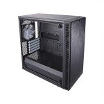 Fractal Design Define Mini C - Mini Tower Computer Case - mATX - Optimized for High Airflow and - 2X Fractal Design Dynamic X2 GP-12 120mm Silent Fans Included - PSU Shroud - Tempered Glass - Black