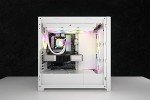 Corsair 5000D Airflow Mid-Tower Case - 3 RGB Fans - Lighting Controller - High-Airflow Design - RapidRoute Cable Management - True White