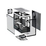 HYTE Y40 Modern Aesthetic Panoramic Tempered Glass Mid-Tower ATX Computer Gaming Case with PCIE 4.0 Riser Cable Included, White (CS-HYTE-Y40-BW)