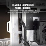 CORSAIR 6500D AIRFLOW Mid-Tower ATX Dual Chamber PC Case – Tempered Glass – Reverse Connection Motherboard Compatible – No Fans Included – Black
