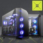 MSI MAG PANO 100R PZ - Premium Mid-Tower Gaming PC Case - Tempered Glass Side Panel - ARGB 120mm Fans - Liquid Cooling Support up to 360mm Radiator - Black Color Case
