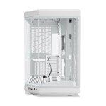 HYTE Y70 Upgraded Modern Aesthetic Dual Chamber Panoramic Tempered Glass Mid-Tower ATX Computer Gaming Case with PCIE 4.0 Riser Cable Included, Snow White (CS-HYTE-Y70-WW)