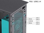 JONSBO D41 MESH SC Black ATX Computer Case with Screen, ATX PC Case Mid Tower/Support RTX 4090(335-400mm) GPU 360/280AIO,Power ATX/SFX: 100mm-220mm Multiple Tool-Free Design,Black