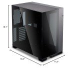 LIAN LI O11 Dynamic EVO Gaming PC Case E-ATX Desktop Computer Case - Mid Tower Chassis with Flexible Mode and Configuration, Tempered Glass Panel, USB Type-C Port, Easy Cable Management (Harbor Grey)