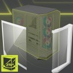 MSI MAG PANO 100R PZ White - Premium Mid-Tower Gaming PC Case - Tempered Glass Side Panel - ARGB 120mm Fans - Liquid Cooling Support up to 360mm Radiator - White Color Case