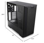 Lian-Li LANCOOL III Tempered Glass E-ATX Mid-Tower Computer Case, Black