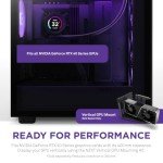 NZXT H7 Elite - ATX Mid Tower PC Gaming Case - Front I/O USB Type-C Port - Quick-Release Tempered Glass Side Panel - Black (2023)