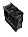 Asus ROG Strix Helios GX601 RGB Mid-Tower Computer Case for up to EATX Motherboards with USB 3.1 Front Panel, Smoked Tempered Glass, Brushed Aluminum and Steel Construction, and Four Case Fans, Black