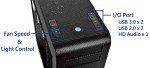 Thermaltake Core V71 Tempered Glass Edition E-ATX Full Tower Tt LCS Certified Gaming Computer Case CA-1B6-00F1WN-04