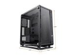 Thermaltake The Core P6 TG Black Edition transformable ATX Mid Tower Fully Modular Computer Case with Tt LCS Certification CA-1V2-00M1WN-00