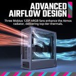 Cooler Master TD500 MAX ATX Case & AIO Bundle