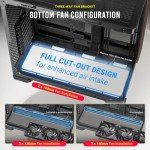 Antec C8 Curve Wood, Fans not Included, Wooden Front Panel, Super Wide Angle Single Curved Glass, Dual-Chamber Layout, Type-C, 360mm Radiator Support, RTX 40 Compatible, Full-Tower E-ATX PC Case