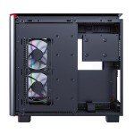 MONTECH King 95 PRO Dual-Chamber ATX Mid-Tower PC Gaming Case, High-Airflow, Toolless Panels, Sturdy Curved Tempered Glass Front, 6 ARGB PWM Fan Pre-Installed with Fan Hub, Black