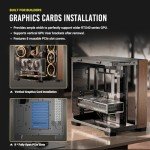 Antec C8 Curve Wood, Fans not Included, Wooden Front Panel, Super Wide Angle Single Curved Glass, Dual-Chamber Layout, Type-C, 360mm Radiator Support, RTX 40 Compatible, Full-Tower E-ATX PC Case