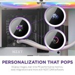 NZXT H9 Flow Dual-Chamber ATX Mid-Tower PC Gaming Case & Kraken 360 RGB - 360mm AIO CPU Liquid Cooler - RL-KR360-W1