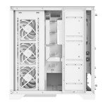 XPG Invader X Mid-Tower Gaming ATX PC Case with Panoramic View, Tempered Glass Panels, and RGB Lighting White (INVADERXMT-WHCWW)