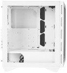 MSI MPG GUNGNIR 110R WHITE - Premium Mid-Tower Gaming PC Case - Tempered Glass Side Panel - ARGB 120mm Fans - Liquid Cooling Support up to 360mm Radiator - White Color Case