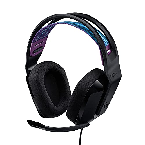 Logitech G335 Lightweight Wired Gaming Headset - Black