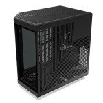 HYTE Y70 Touch Infinite Dual Chamber ATX Mid Tower Modern Aesthetic Case with Integrated 2.5K LCD Touchscreen - Pitch Black