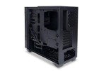 IN WIN C200 ATX Mid Tower Computer Content Creator/Designer PC Case - Six 3.5" Internal Drive Bays - Two 2.5" Pre-Installed - SECC Metal Black (IW-CS-C200BLK)