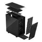 Fractal Design Meshify 2 Compact Black ATX Flexible High-Airflow Dark Tinted Tempered Glass Window Mid Tower Computer Case