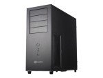 SilverStone Temjin Series SST-TJ04B-E Black Aluminum front panel, steel body ATX Mid Tower Computer Case