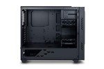 IN WIN C200 ATX Mid Tower Computer Content Creator/Designer PC Case - Six 3.5" Internal Drive Bays - Two 2.5" Pre-Installed - SECC Metal Black (IW-CS-C200BLK)