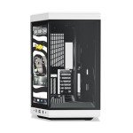 HYTE Y70 Touch Infinite Dual Chamber ATX Mid Tower Modern Aesthetic Case with Integrated 2.5K LCD Touchscreen - Panda