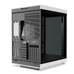 HYTE Y70 Touch Infinite Dual Chamber ATX Mid Tower Modern Aesthetic Case with Integrated 2.5K LCD Touchscreen - Panda